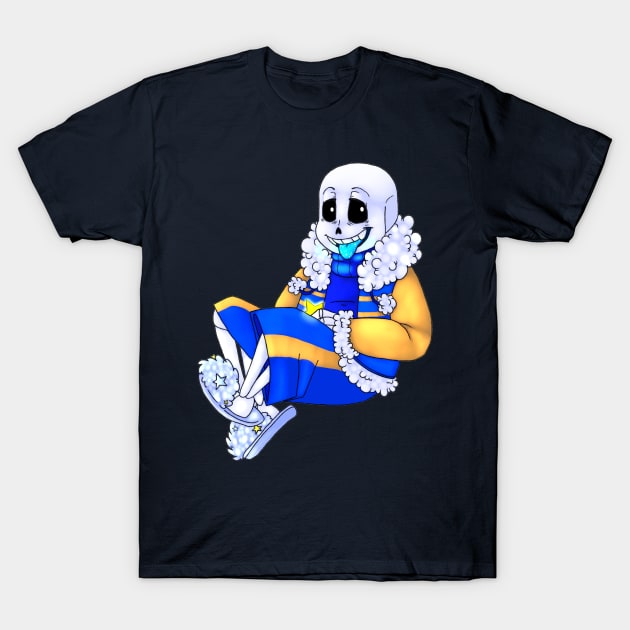 Sans in Outertale T-Shirt by UndertaleSquirrel